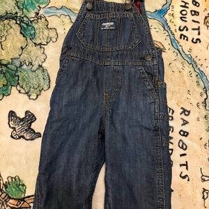 OshKosh B'gosh Indigo Denim Overalls boys size 9 months
